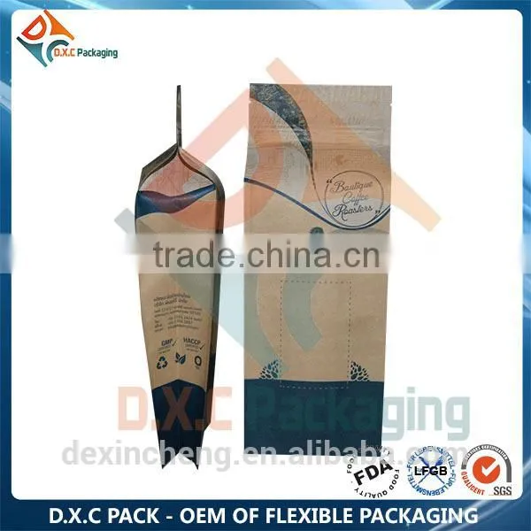 Kraft Paper Lined Foil Doypack/Bag For Snack Food Packaging photo-2