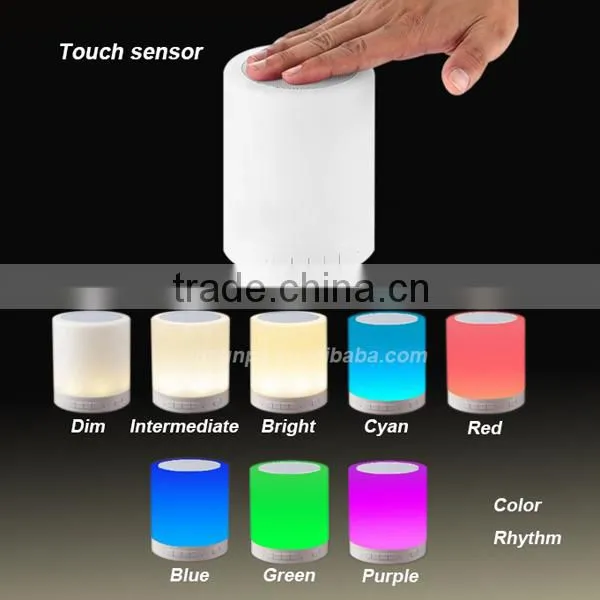Rechargeable Battery Music Mini Wireless Bluetooth Speaker With Led Light photo-6