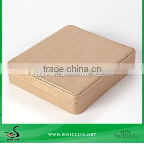 Sinicline High Quality Silver Leather Bracelet Box photo-2