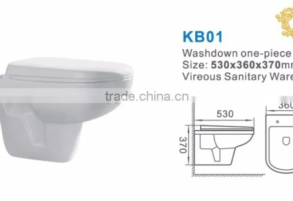 Made in China Ceramic With Wall-hung Toilet Bwol Quality Choice photo-2