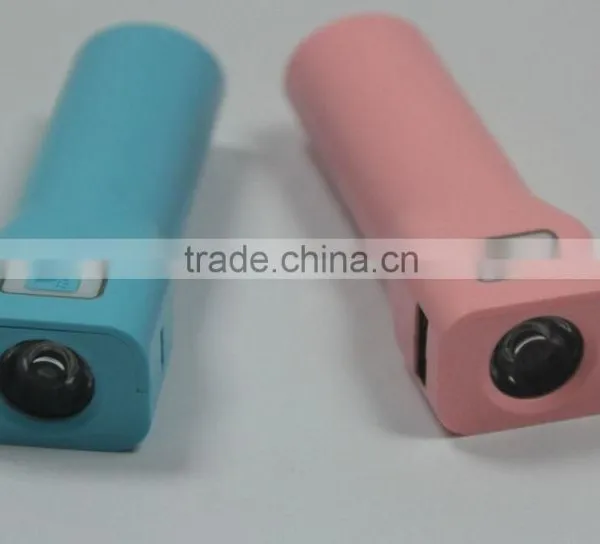 Plastic Torch Led Light 18650 Cell Single Power Bank photo-5