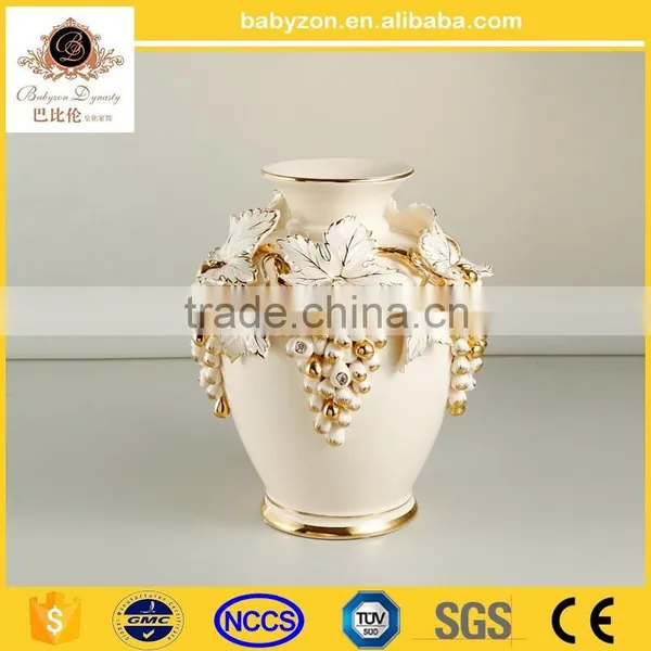 Wholesale Factory Price Antique Ceramic Flower Vases/antique White Ceramic Flower Vases
