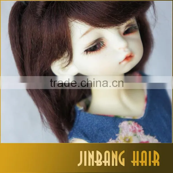 BJD Doll DIY Wire Handmade Curly Wigs Hair Curls Row Doll Wigs photo-2