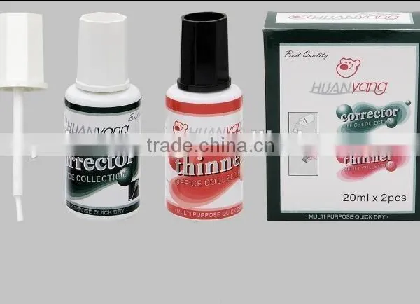 Fast Dry Correction Fluid+Thinner (HY-602set) 20ml photo-2