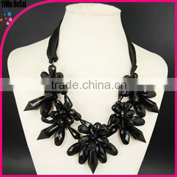 Crystal Necklace Wholesale Women Chunky Big Fashion Statement Necklace photo-2