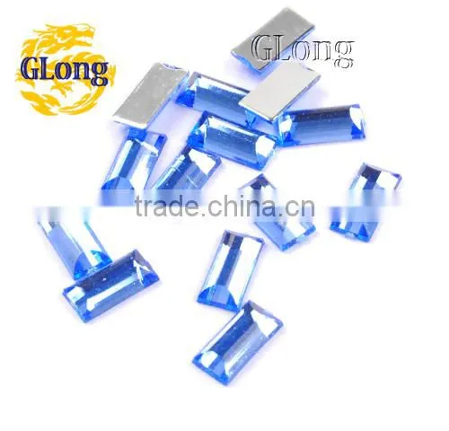 5*10mm Acrylic Flat Back Rectangular Mix Color Bling Rhinestone&Crystal For Stylish Bags Garment Shoes #GY014-10(Mix-s) photo-2