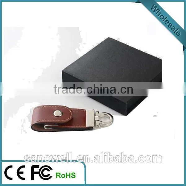 Bulk Leather USB Flash Drive for Promotion Gifts photo-4