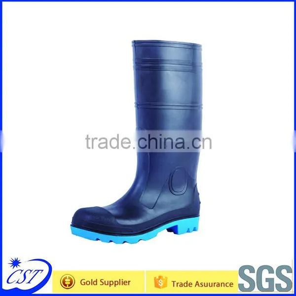 Men Working Safety Gumboots Plastic Safety Boots S3 Pvc-005 photo-2