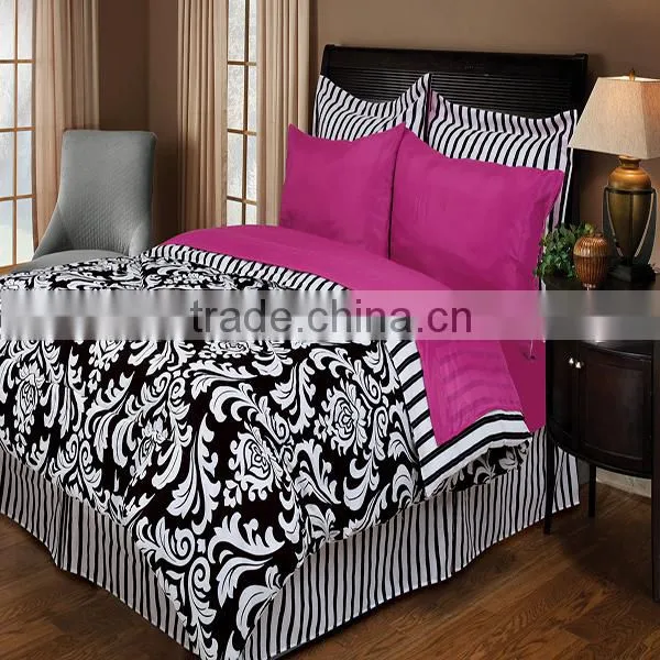 King Size 8pcs Printed Comforter Set photo-6