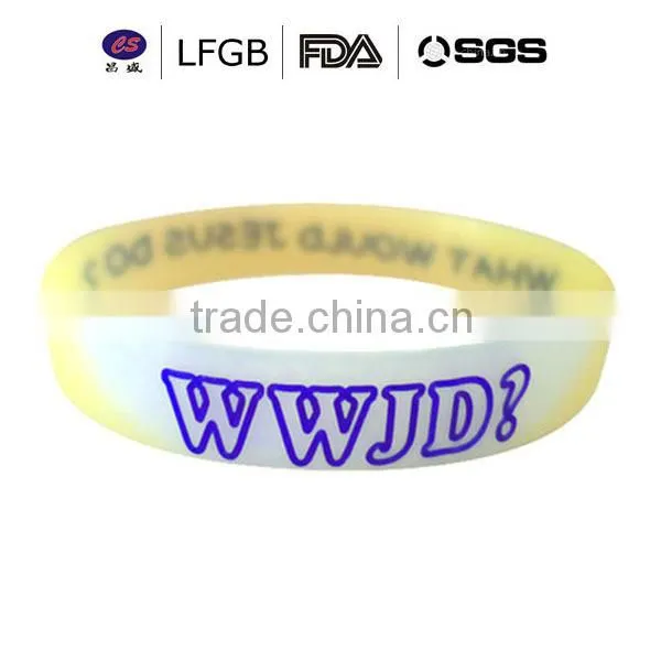 Personalized Hallowmas Silicone Bracelets for Gifts /new Design Silicone Wristband for Merry Christmas photo-2