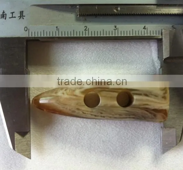 Coat Plastic Horn Toggle Button photo-3