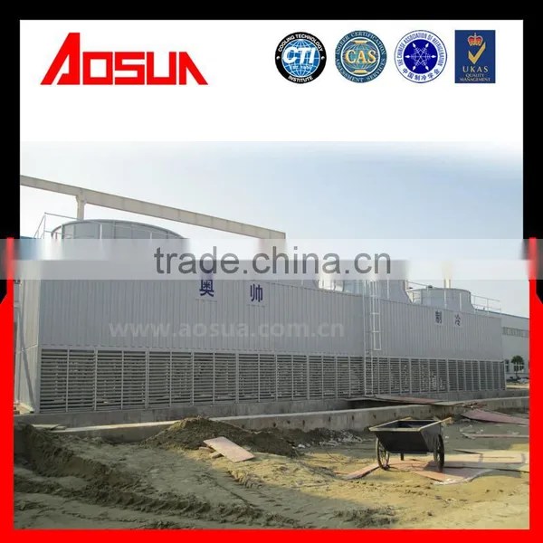 700T Moderate Temp Counter-Flow Rectangular Special Design Cooling Tower With FRP Material