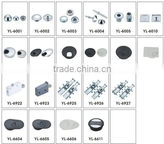 70mm White Plastic Office Desk Cable Grommet for Office Computer Desk photo-3