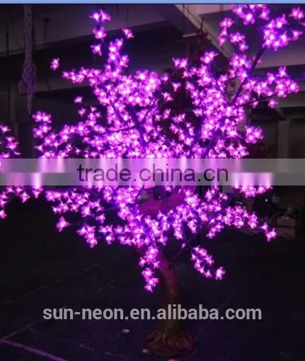 Outdoor Acrylic Motif Tree Light LED Sculpture Light Decorations Led Cherry Blossom Tree Light photo-4