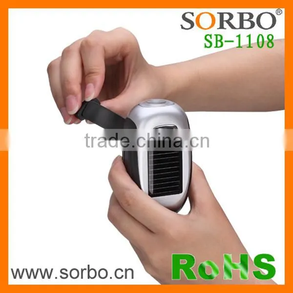 Hand Dynamo LED Torch Flashlight 0.5W LED Flashlight Torch Solar LED Flashlight Torch
