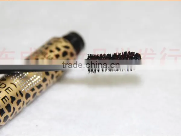 2015 Excellent Quality Black Color 3d Fiber Lashes Mascara Leopard Tube photo-3