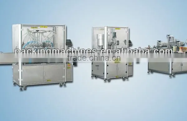 Liquid Servo Motor Filling & Capping & Labeling Prduction Line