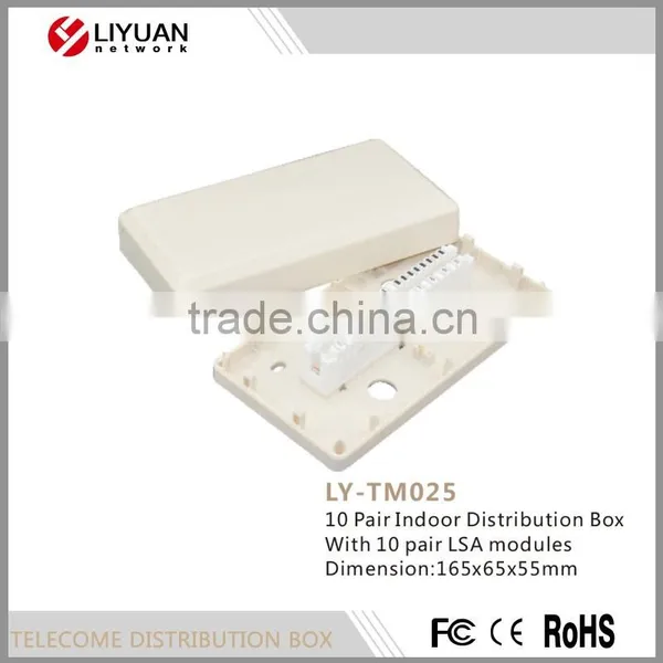 LY-TM025 20 Pair Indoor Distribution Box/krone/LSA Distribution Box
