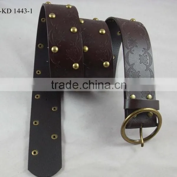 Metal Studs Leather Belts photo-3