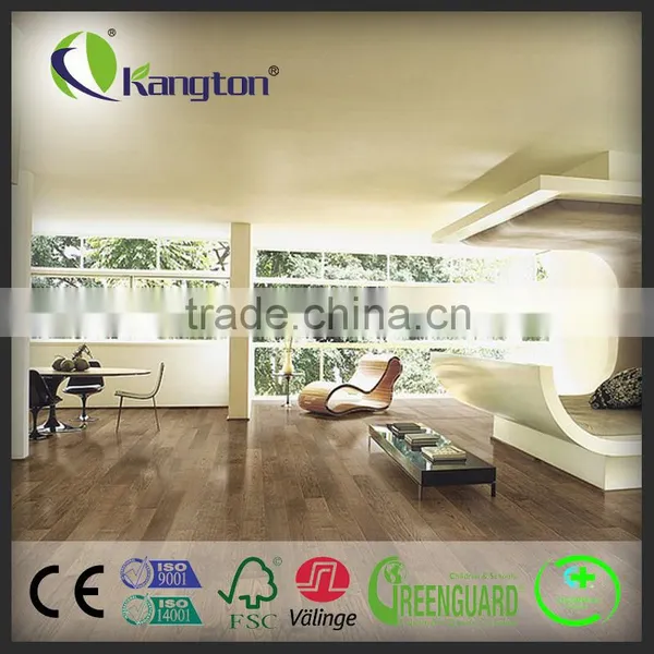 14/3mm Oak Washed Brushed Engineering Wood Flooring photo-4