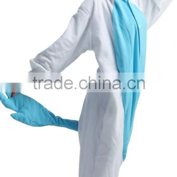 New Legendary Blue Unicorn Adult Animal Full Body Pajamas Party Costume photo-2
