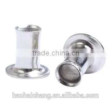 Double Solid Brass Round Head Brass Terminals Rivets photo-6