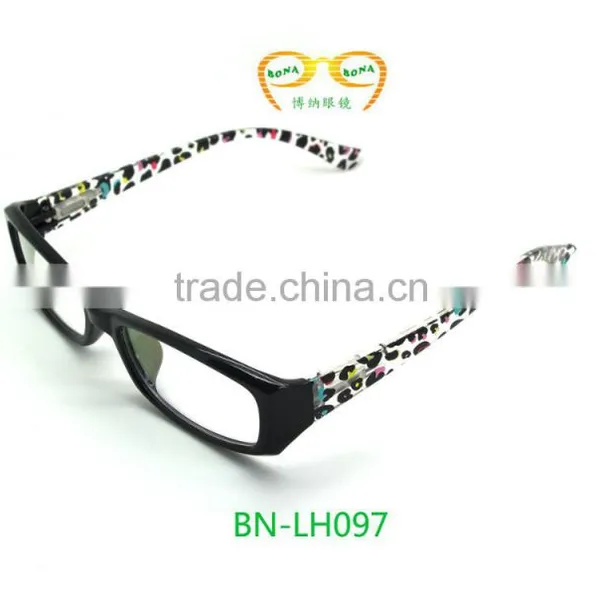 2015 Wholesale Hot Sale Clear Plastic Frame Half Frame Reading Glasses