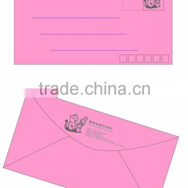 pinky paper envelope string button envelope cheap