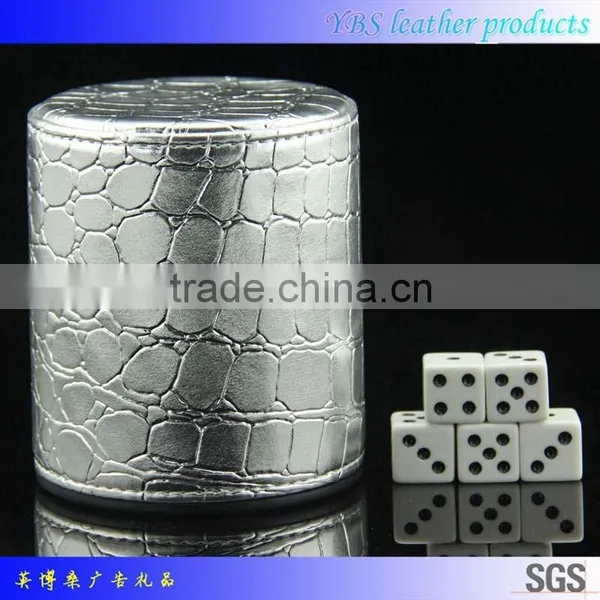 Wholesale Custom Genuine Leather Dice Cup With Dices photo-2