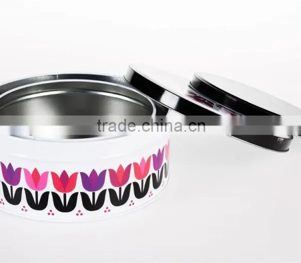 Tin Box Metal Tin Cans Packaging Box Round Tin Box for Cookies Gift Tin Box photo-5