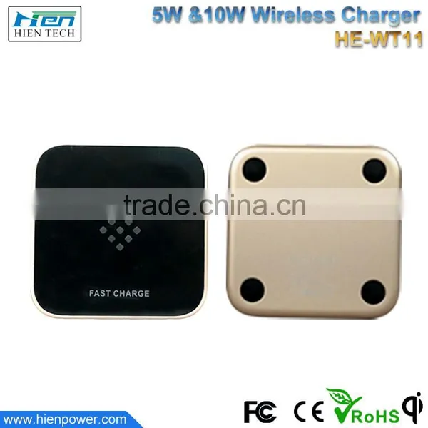 China Manufacturer Mini Wireless Charging Pad Qi Wireless Fast Charger for Samsung Galaxy S7,note7 photo-2