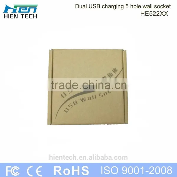 Good Quality Electrical Socket Extension 13A Universal Wall Socket Dual 2.1A 2.4A USB Socket Outlet photo-6