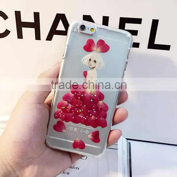 Real Resin Flower Phone Case for Iphone 6s Phone Case for Iphone 6 Mobile Phone Case photo-4