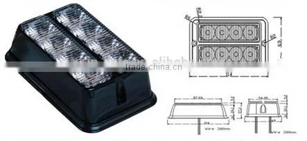 Strobe Dash Deck Warning Lights, Police Security Flashing Led Deck Lights LTDG2-41 photo-2