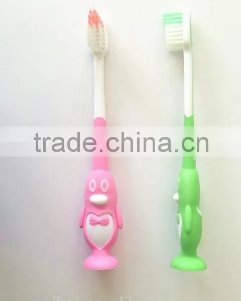 OEM Best Selling China Wholesale Oem Kids Toothbrush With Suction Cup photo-2