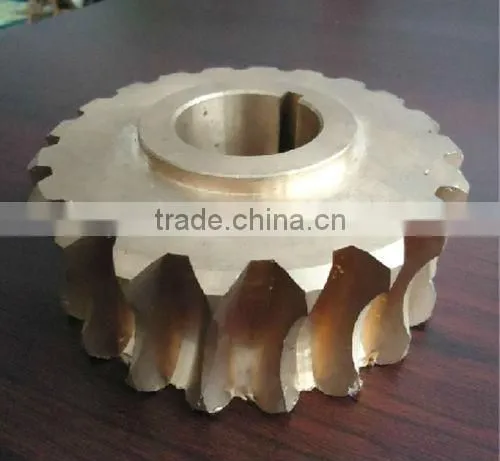 High Quality Large Mould Hobbing Brass Gear Wheel
