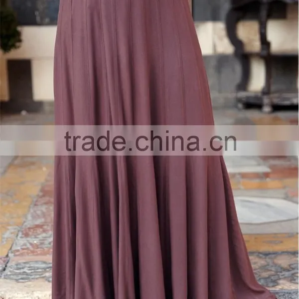 OEM Service China Factory Custom Made Wholesale Muslim Abaya Solid Skirt photo-3