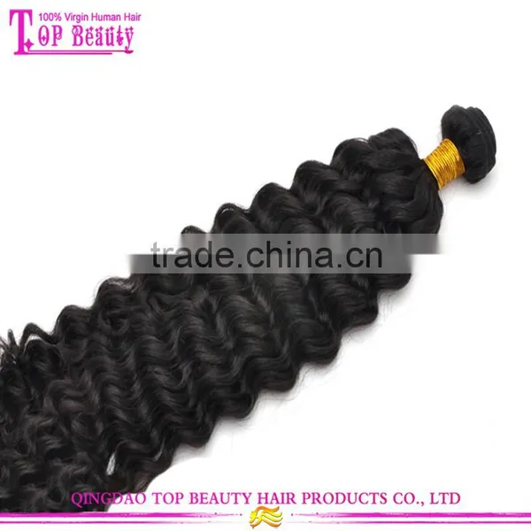 2015 Top Selling 100% Real Malaysian Deep Wave Hair Factory Price Brand Name Hair Weave photo-6