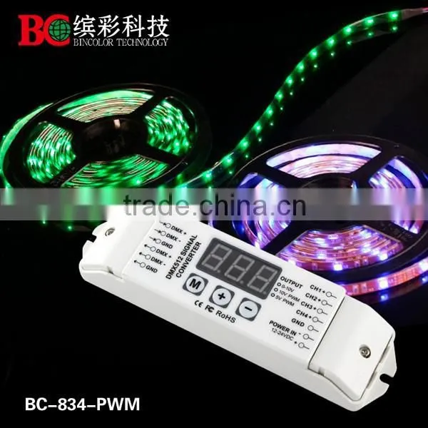Bincolor DMX512 to 0-10v LED Dimming Signal Converter photo-5