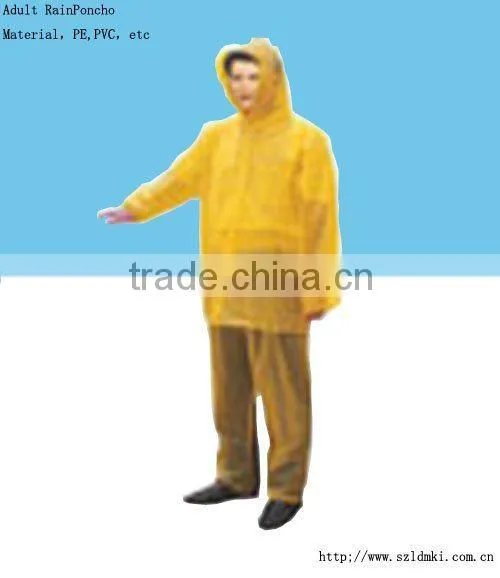PVC Raincoat/Rain Poncho