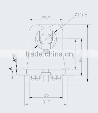 G13 Non-Shunted Socket UL Listed T8 T10 Tube Light Lamp Holder Tombstone Fixture Holder photo-3