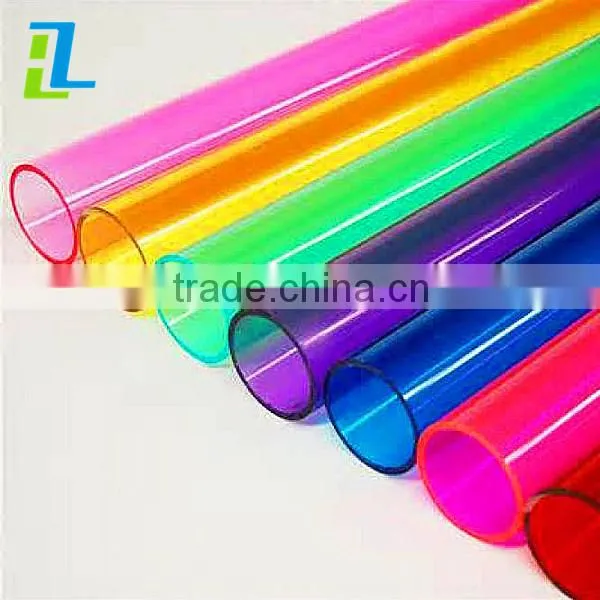 Colorful Plastic Tube/Pipe Out Diameter 5-50mm Thickness 2mm Polycarbonate Tube