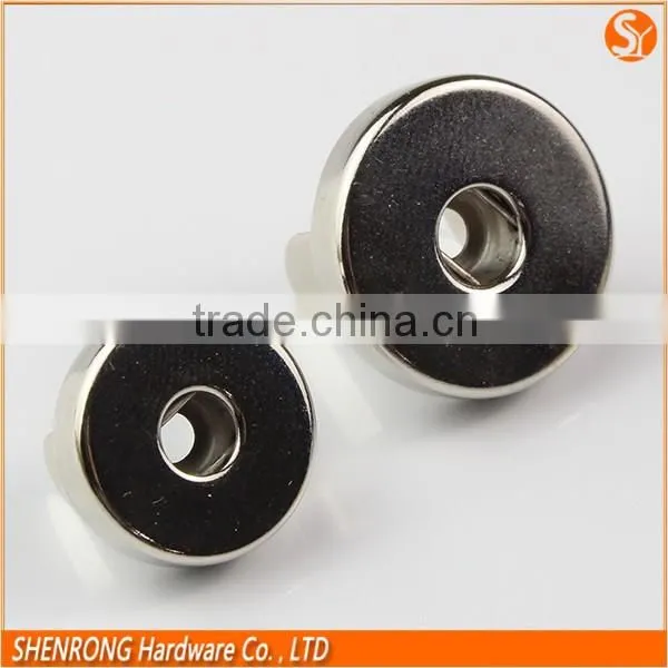 Custom Bag Lock Metal Button for Bags and Handbags Iron Material photo-4