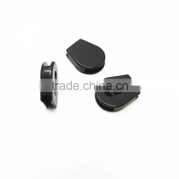 Hot Sale Black Cord Rope Lock Plastic Stopper photo-2