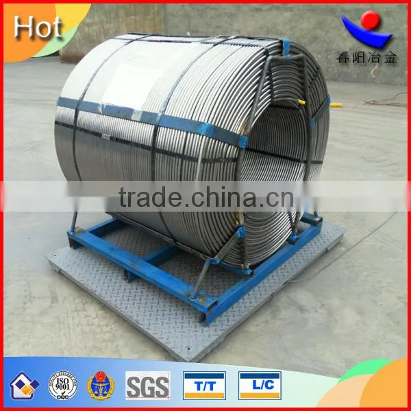 Good Quality CaFe Cored Wire Used in Steelmaking From China Supplier photo-2