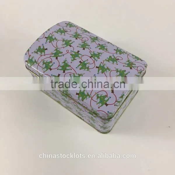 2017 Wholesale New Design Mini Tin Storage Box Metal 2pc Set photo-3