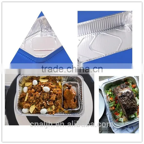 Disposable Rectangle Aluminium Foil Baking Pan,/oblong Aluminium Food Pan