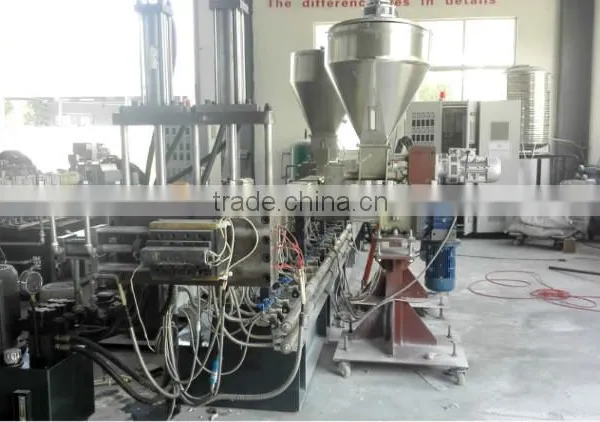 Lab Plastic Masterbatch Granulator Twin Screw Extruder Compounding Granules Machine photo-3