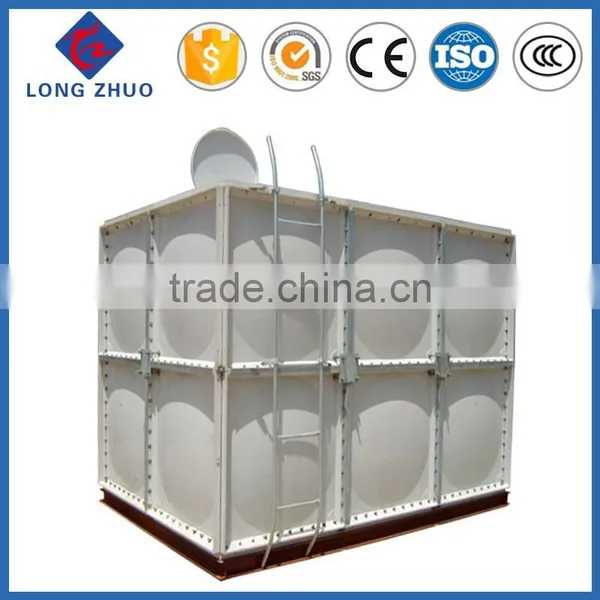 Combined-type Panels Above Ground Fiberglass Plastic Water Tanks/SMC, FRP, GRP Pressure Storage Water Tanks photo-2