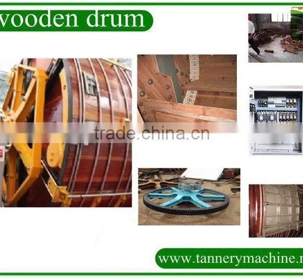 D4.2XL4.5 Leather Wooden Drum for Soaking Liming Tanning photo-2